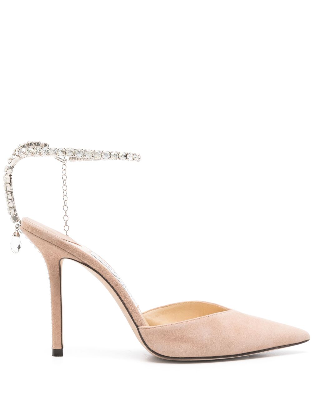 Jimmy Choo Pre-Owned Saeda 高跟鞋（10厘米） - 中性色