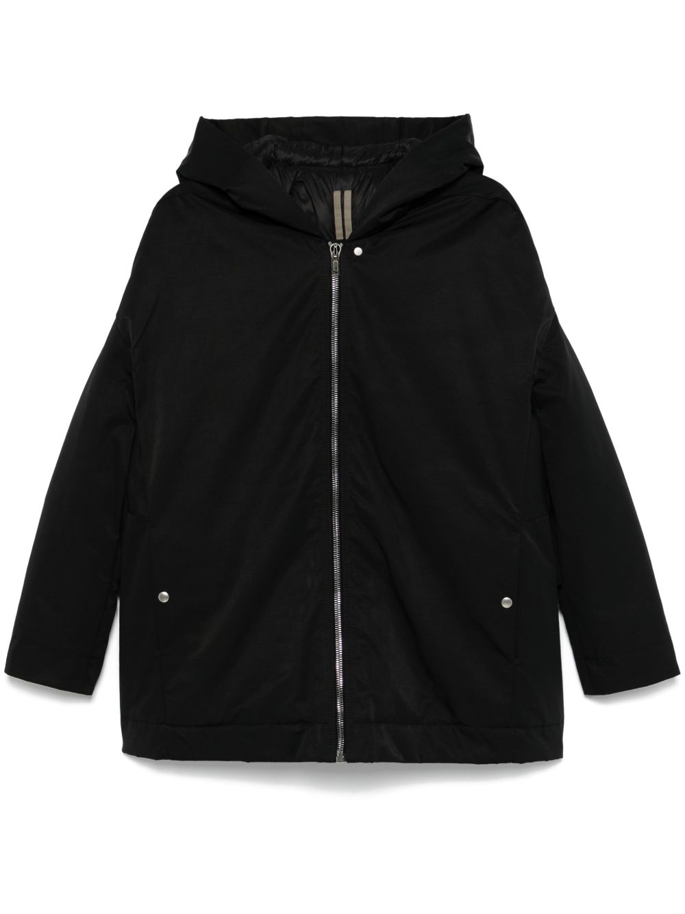 Rick Owens DRKSHDW Hooded Peter 大衣 - 黑色