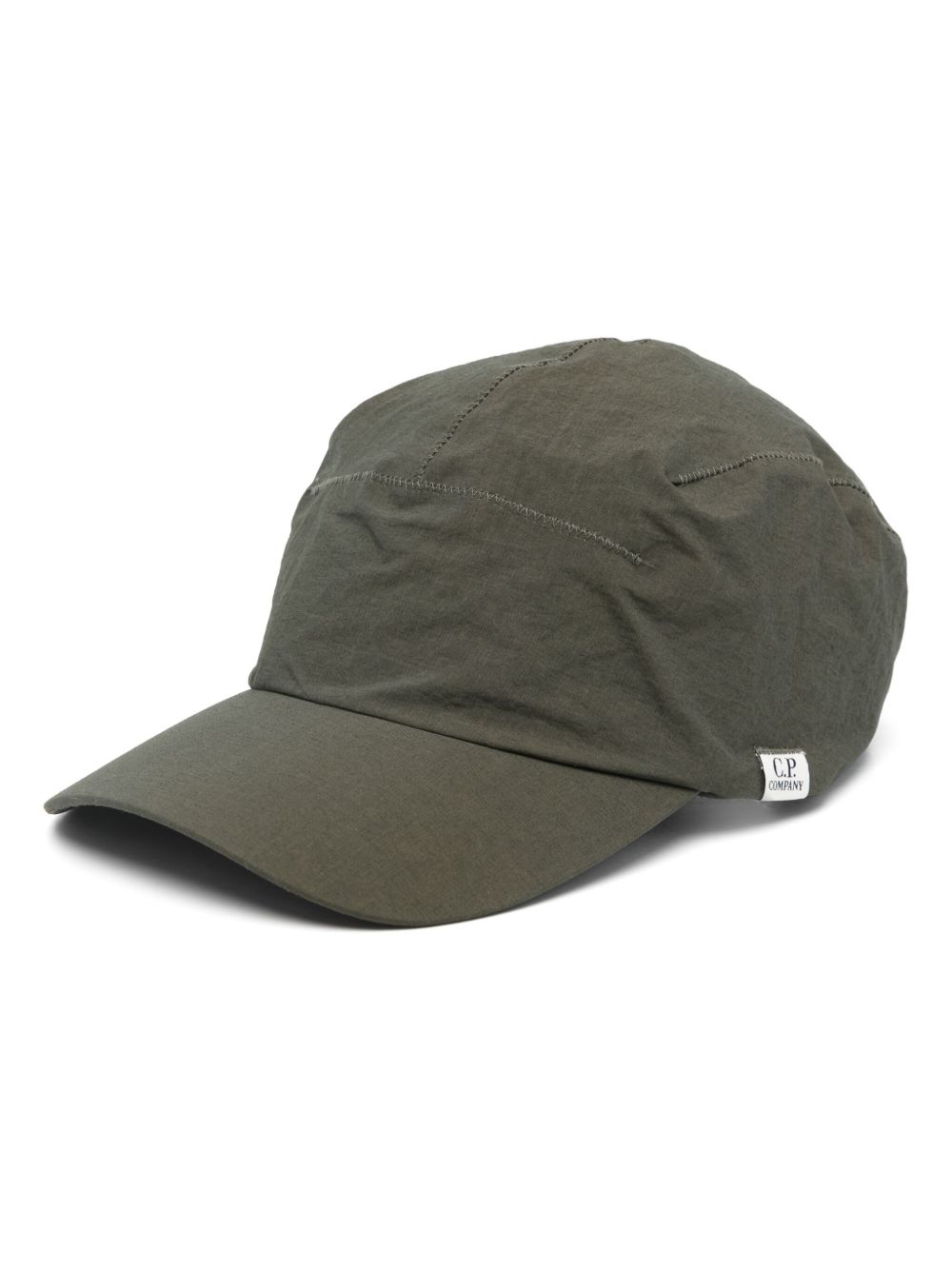 C.P. Company logo吊牌棒球帽 - 绿色