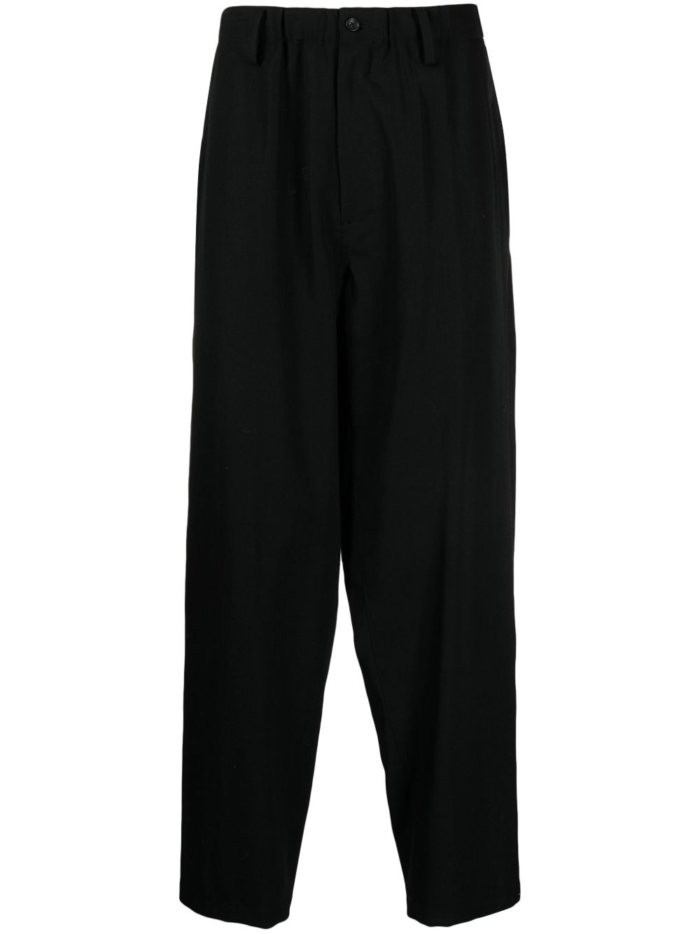 Yohji Yamamoto 羊毛垮裤 - 黑色