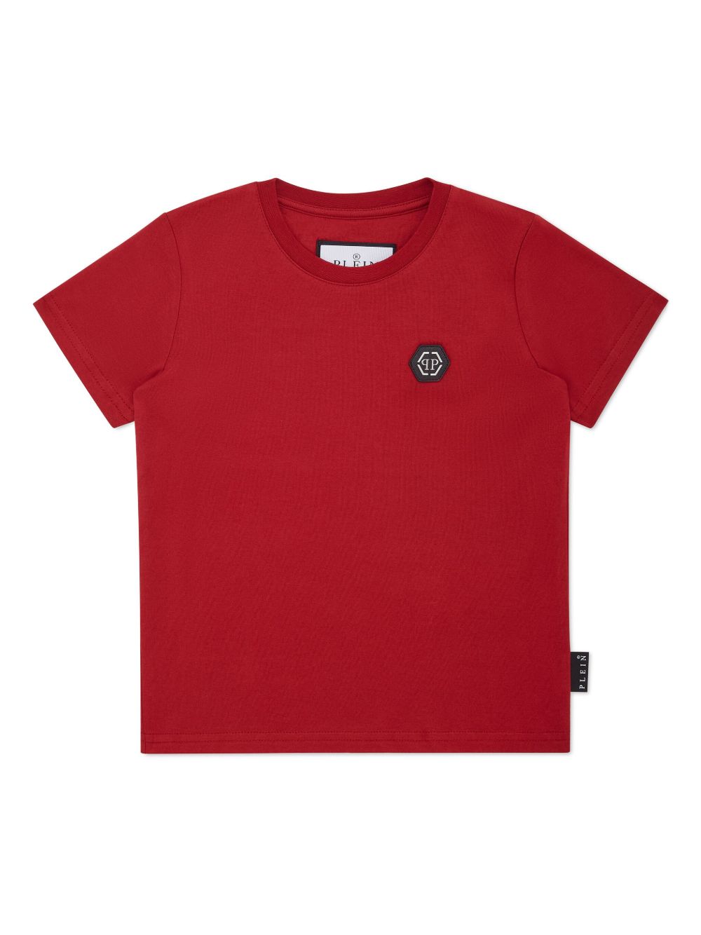 Philipp Plein Junior logo T恤 - 红色