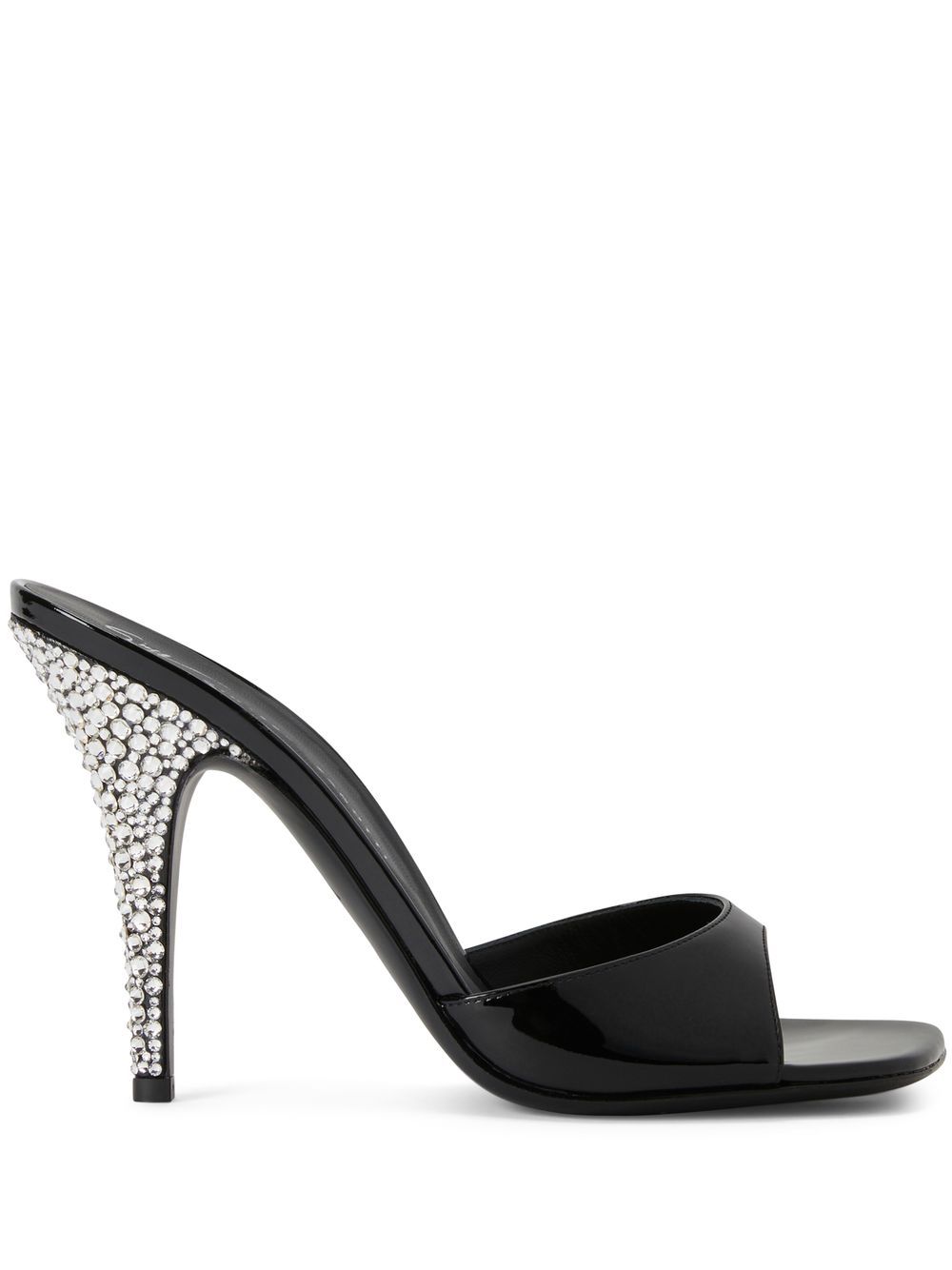 Giuseppe Zanotti Marthe 晶饰高跟凉鞋 - 黑色