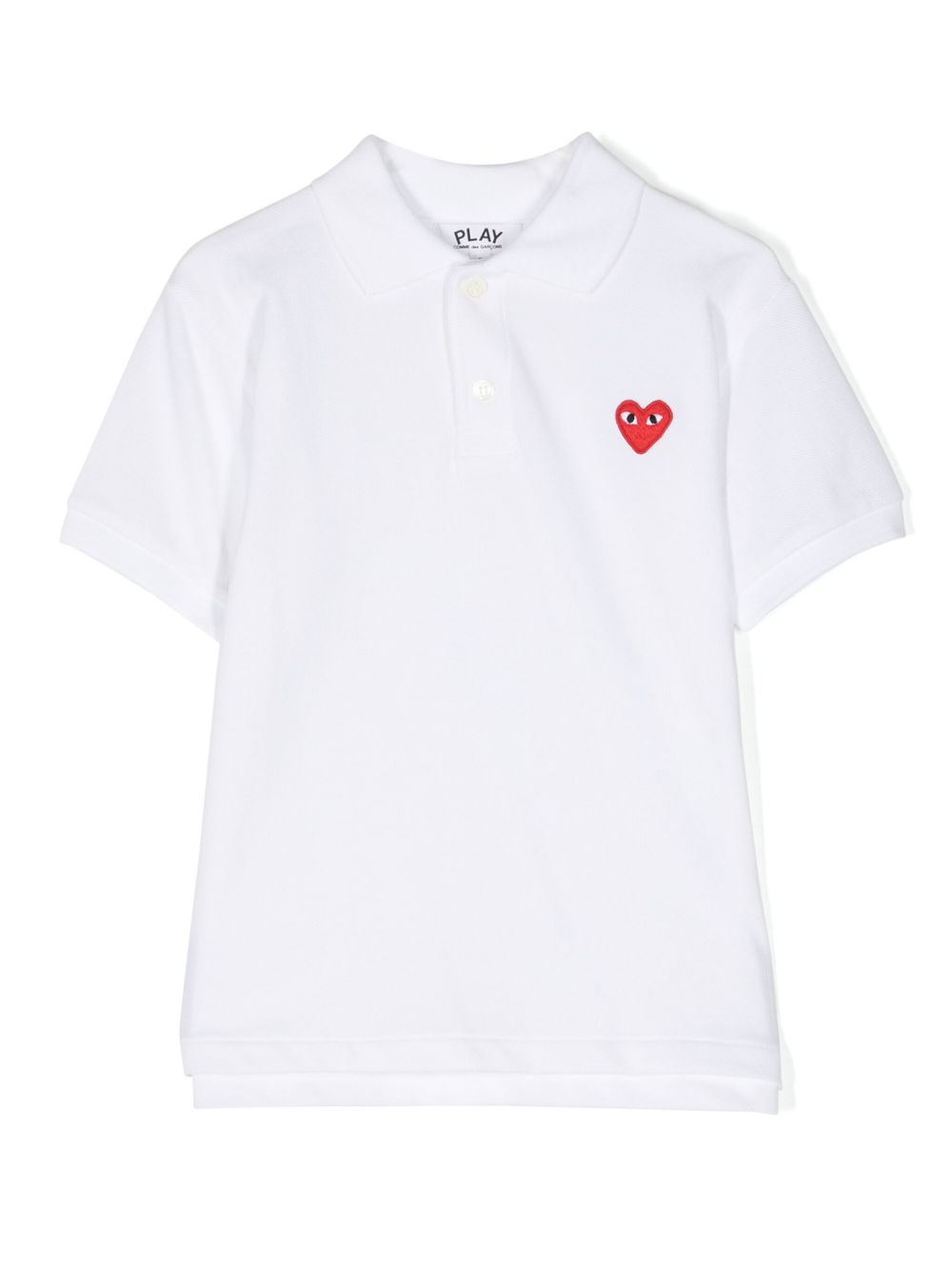 Comme Des Garçons Play Kids heart-patch T-shirt - 白色