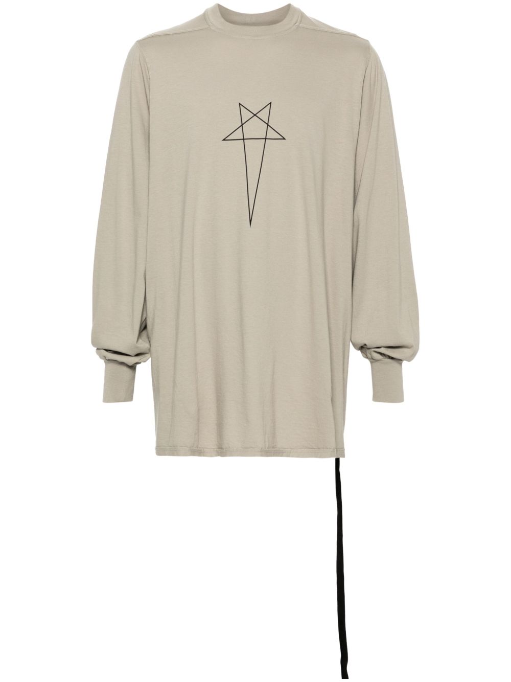 Rick Owens DRKSHDW Jumbo T Pentagram T恤 - 中性色