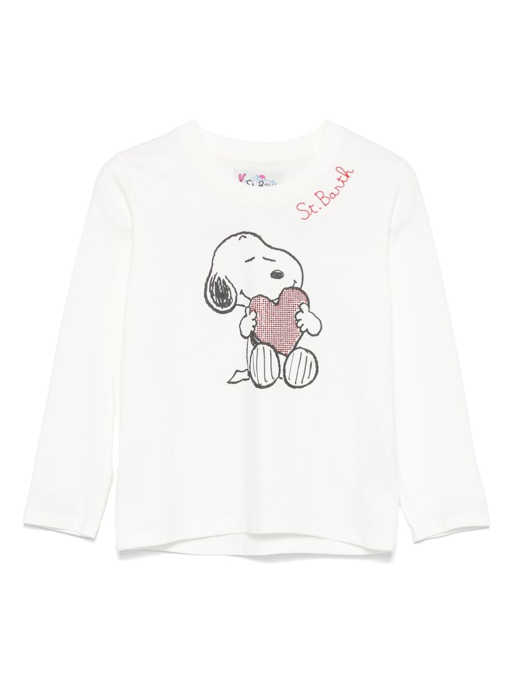 MC2 Saint Barth Kids x Peanuts Penny T恤 - 白色