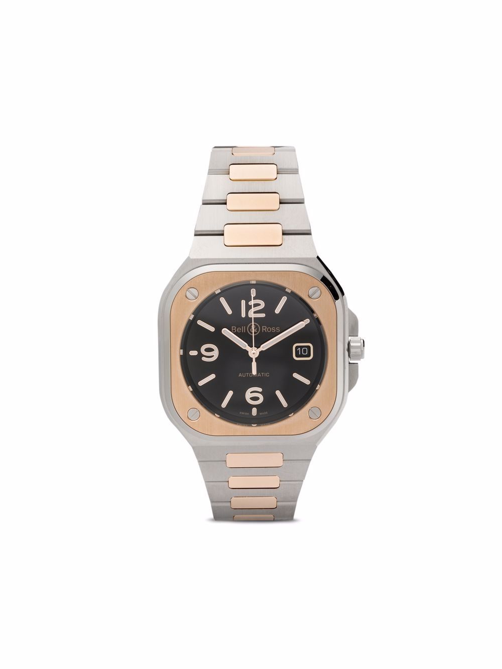 Bell & Ross BR 05 Black Steel & Gold 40毫米腕表 - 黑色