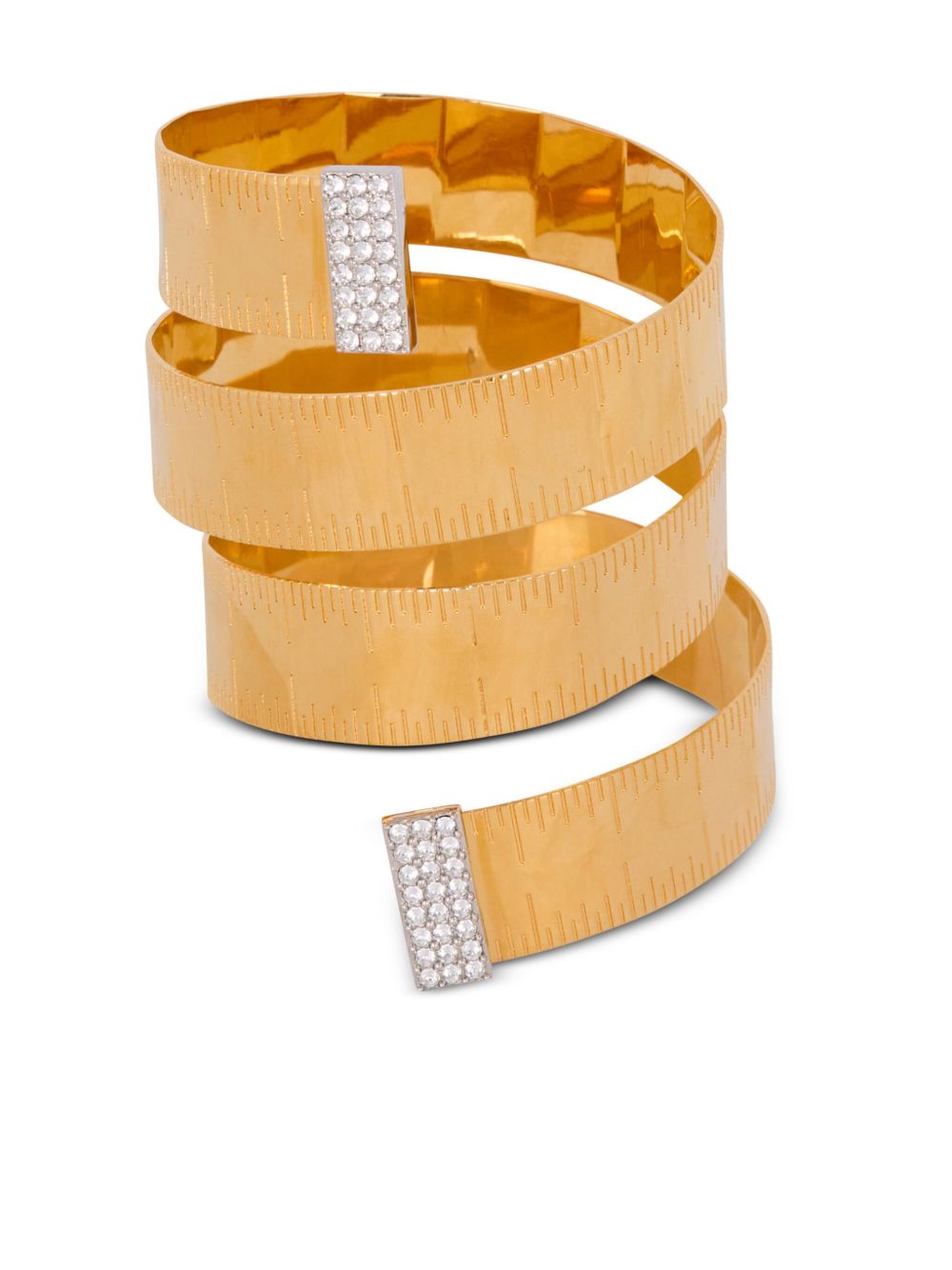 Balmain Tape Measure 手链 - 金色