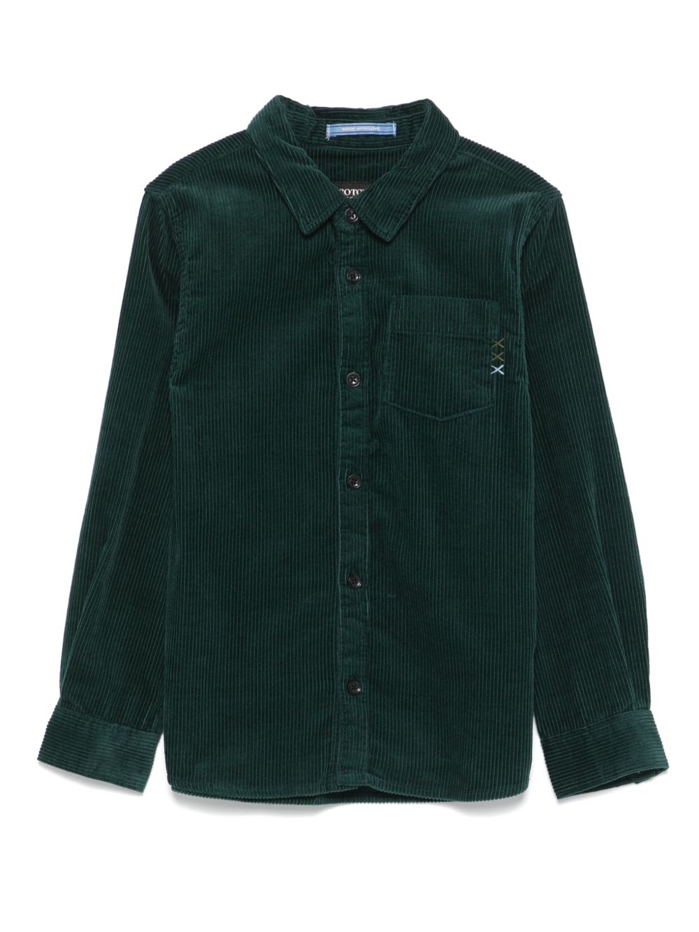 Scotch & Soda 灯芯绒衬衫 - 绿色