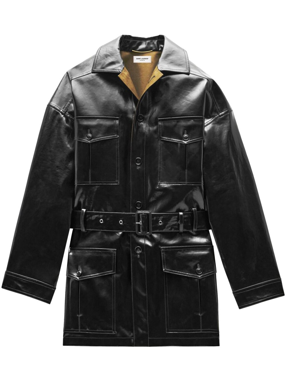 Saint Laurent Saharienne 夹克 - 黑色