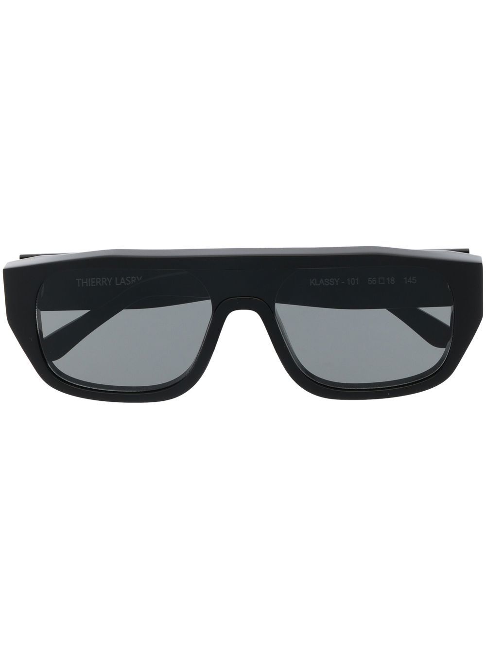 Thierry Lasry Klassy 方框太阳眼镜 - 黑色