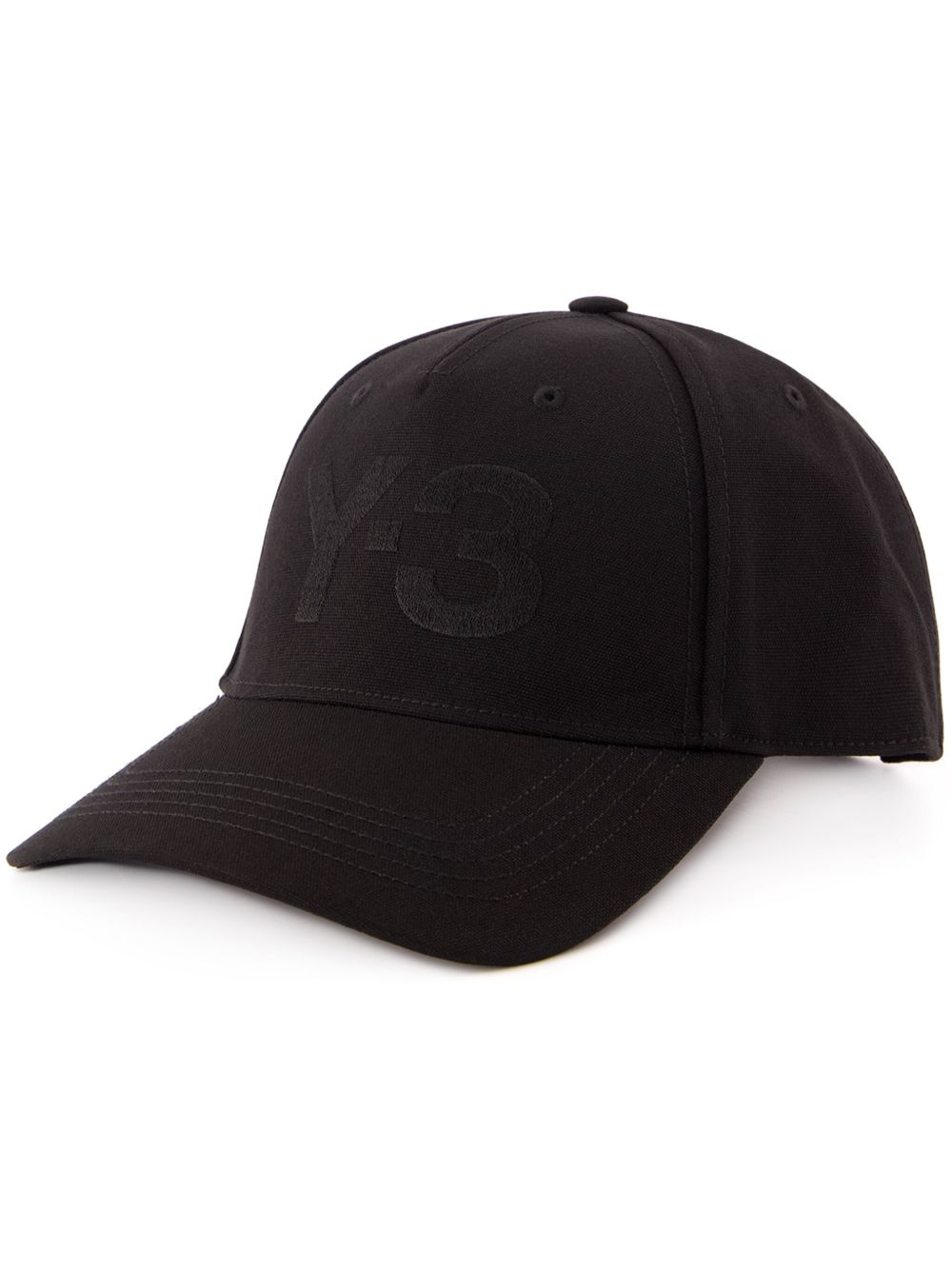 Y-3 logo棒球帽 - 黑色