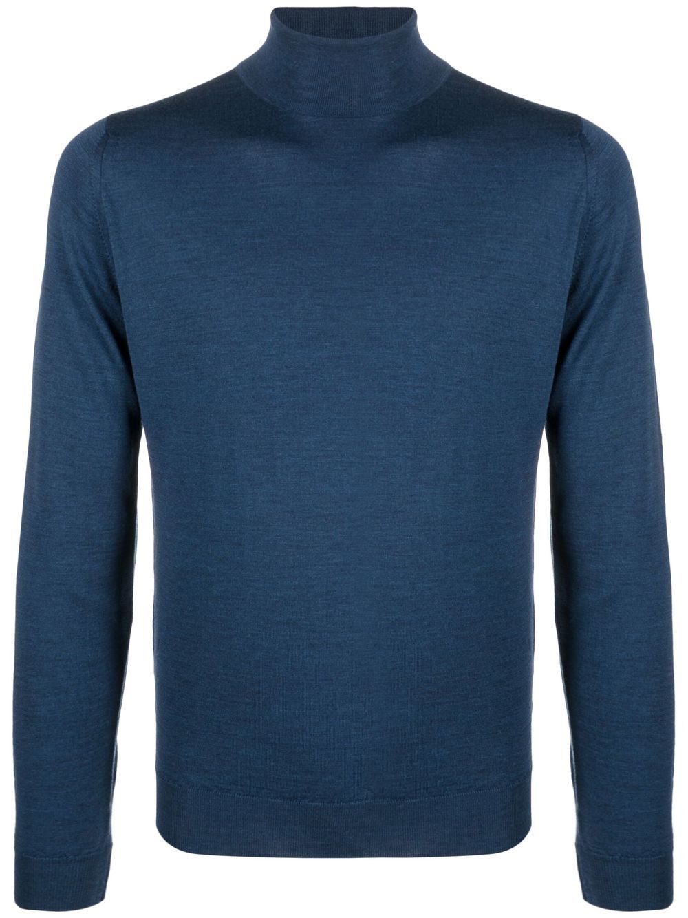 John Smedley 美利诺羊毛高领毛衣 - 蓝色
