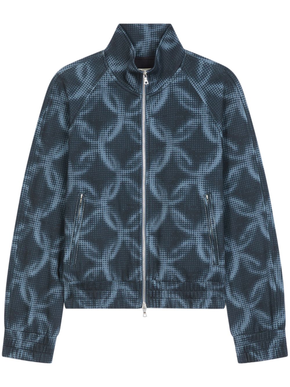 DRIES VAN NOTEN Pixel Chain 夹克 - 蓝色
