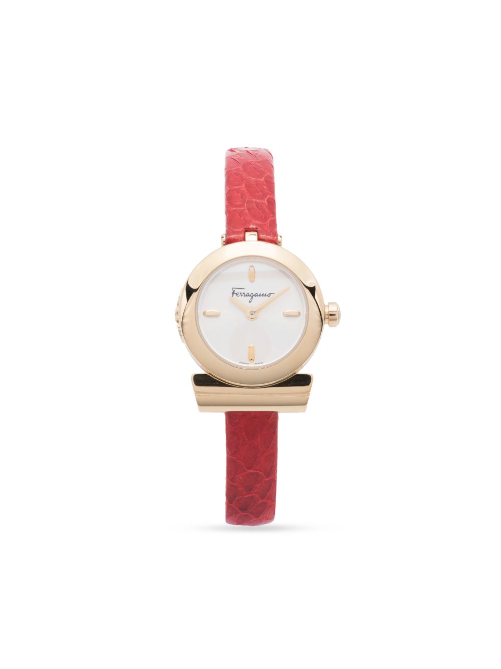 Ferragamo Gancini 22毫米腕表 - 白色
