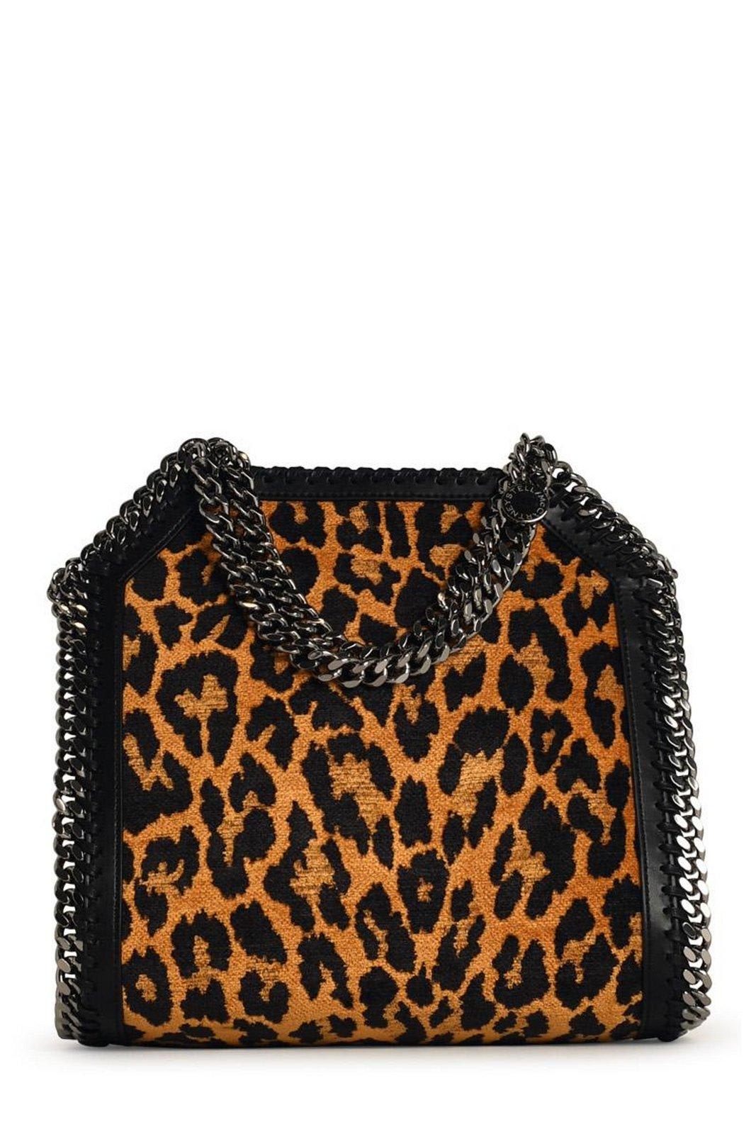 Stella McCartney Falabella 豹纹印花迷你手提包