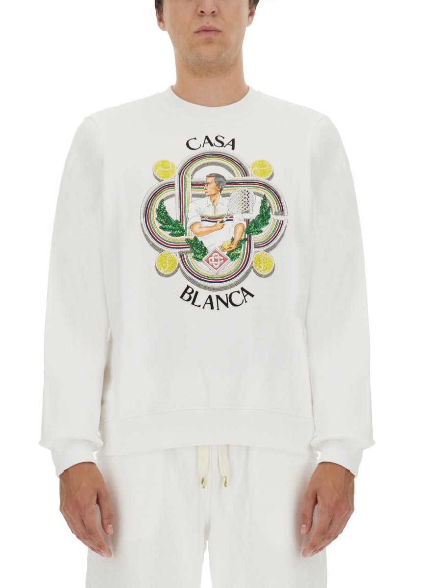 Casablanca Cotton Logo Sweatshirt