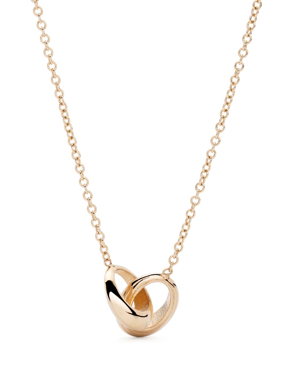 Lizzie Mandler Fine Jewelry 18K黄金 Micro Crescent 项链 - 金色