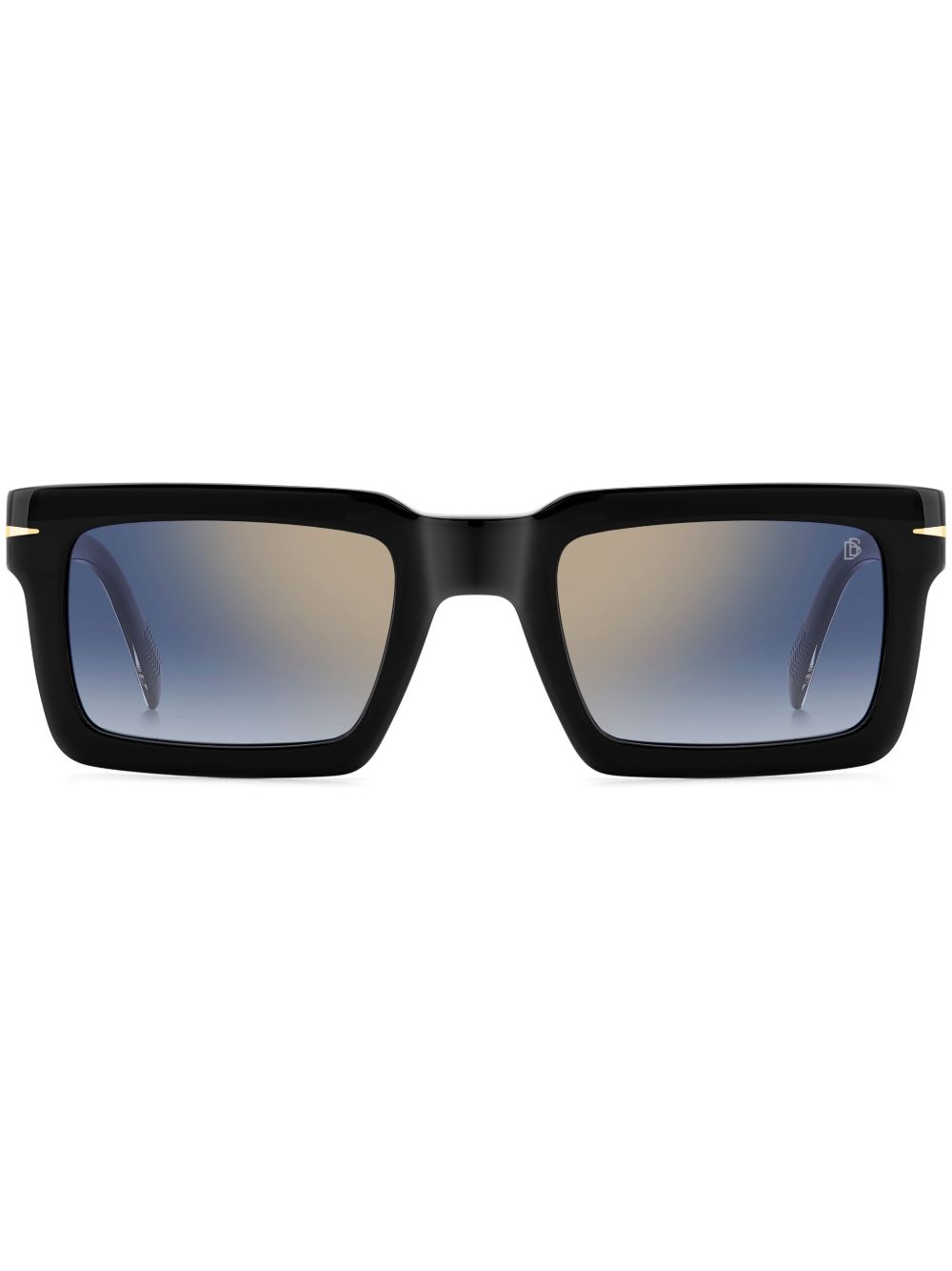 Eyewear by David Beckham 长方形框太阳眼镜 - 黑色