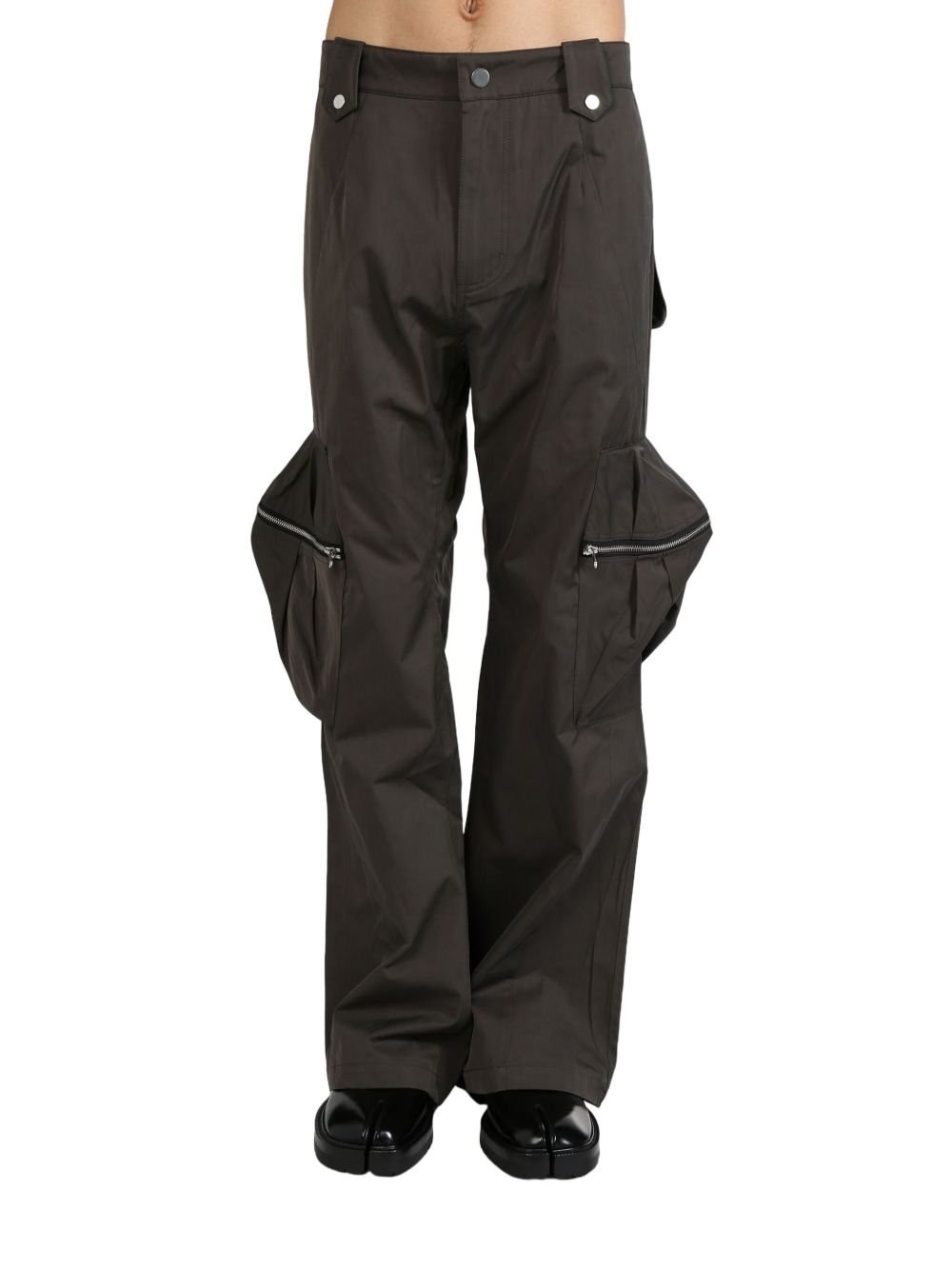 FFFPOSTALSERVICE flared cargo pants - 灰色