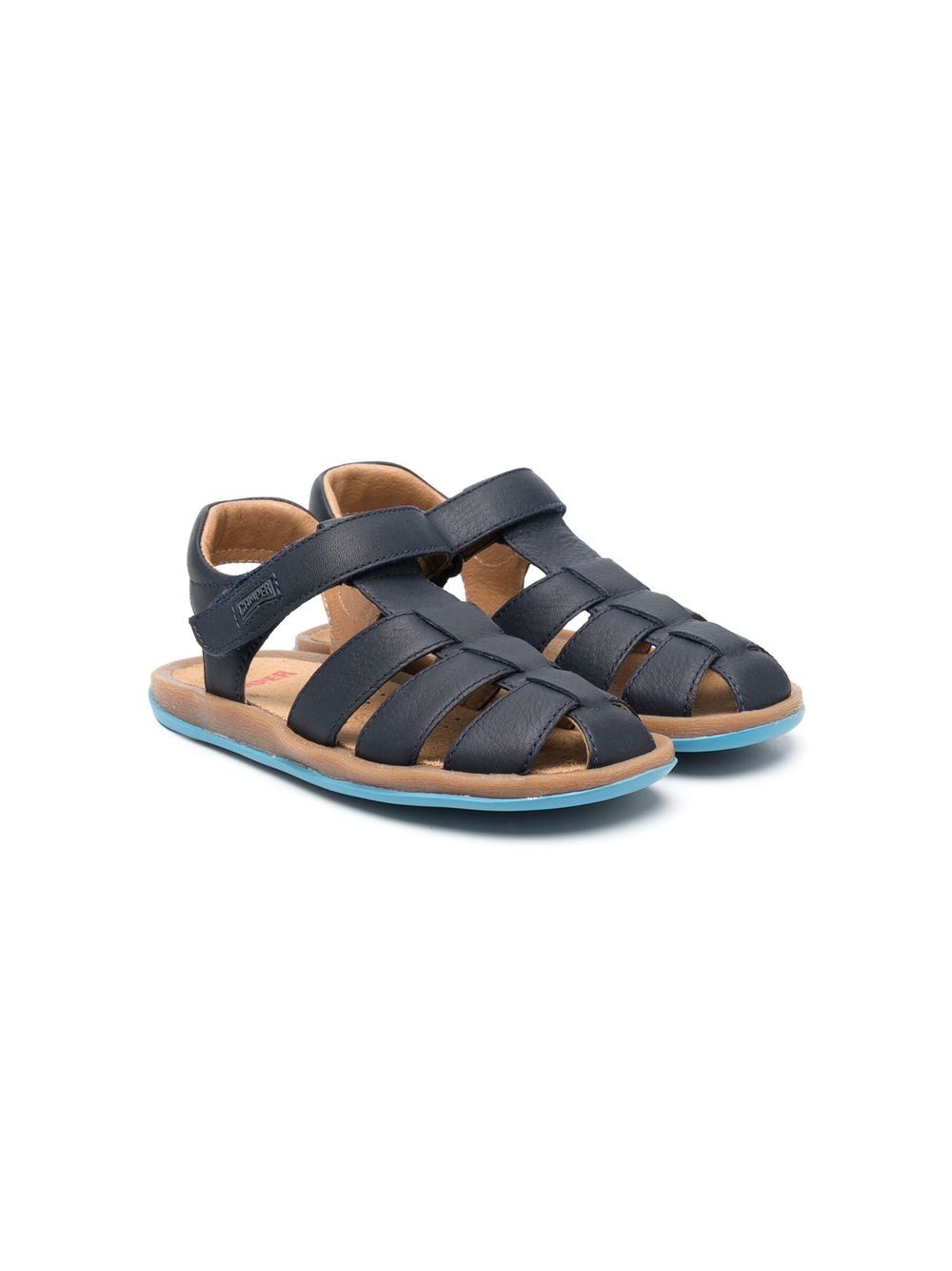 Camper Kids Bicho 侧系带开合凉鞋 - 蓝色