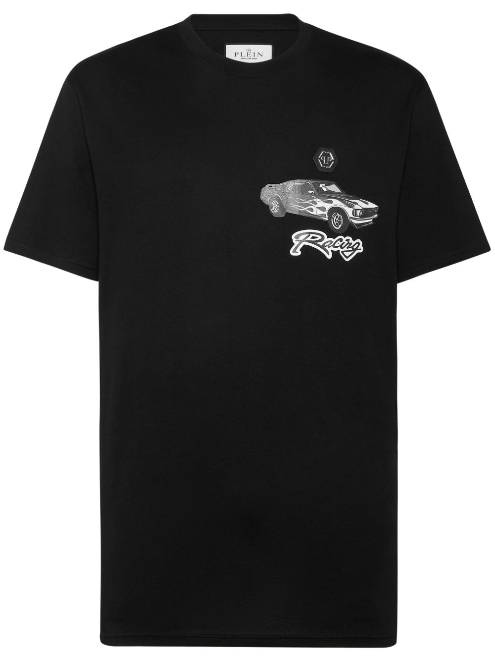 Philipp Plein Cars Racing T恤 - 黑色