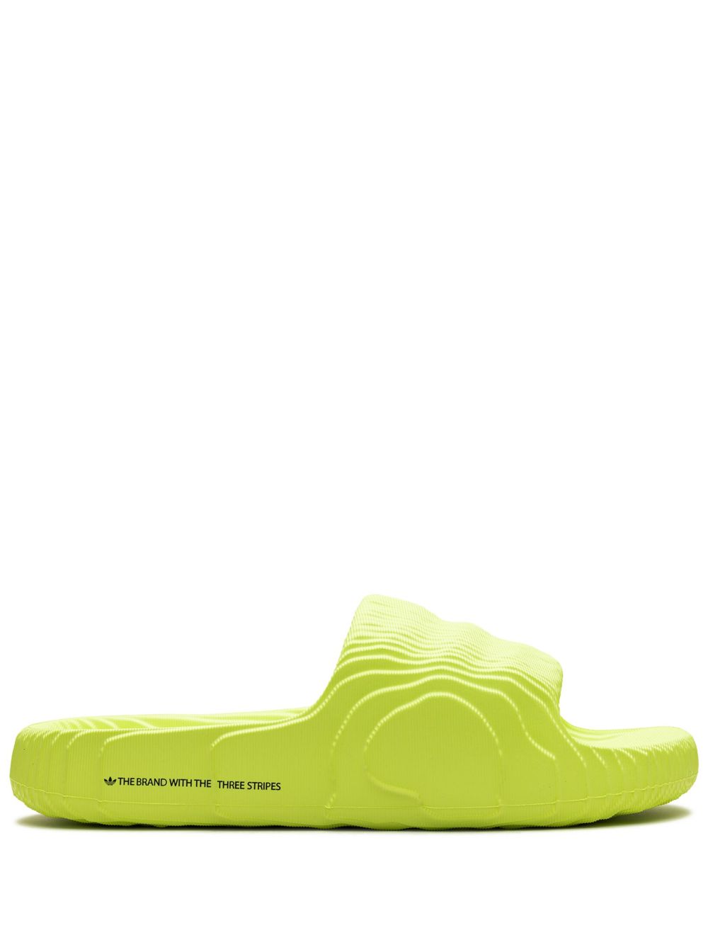 adidas Adilette 22 Solar Yellow 拖鞋 - 绿色