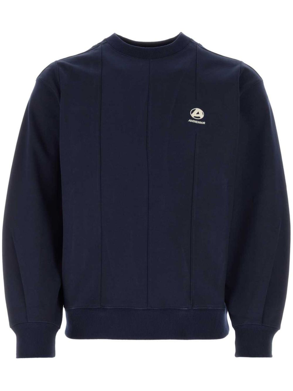 Ader Error logo刺绣卫衣 - 蓝色