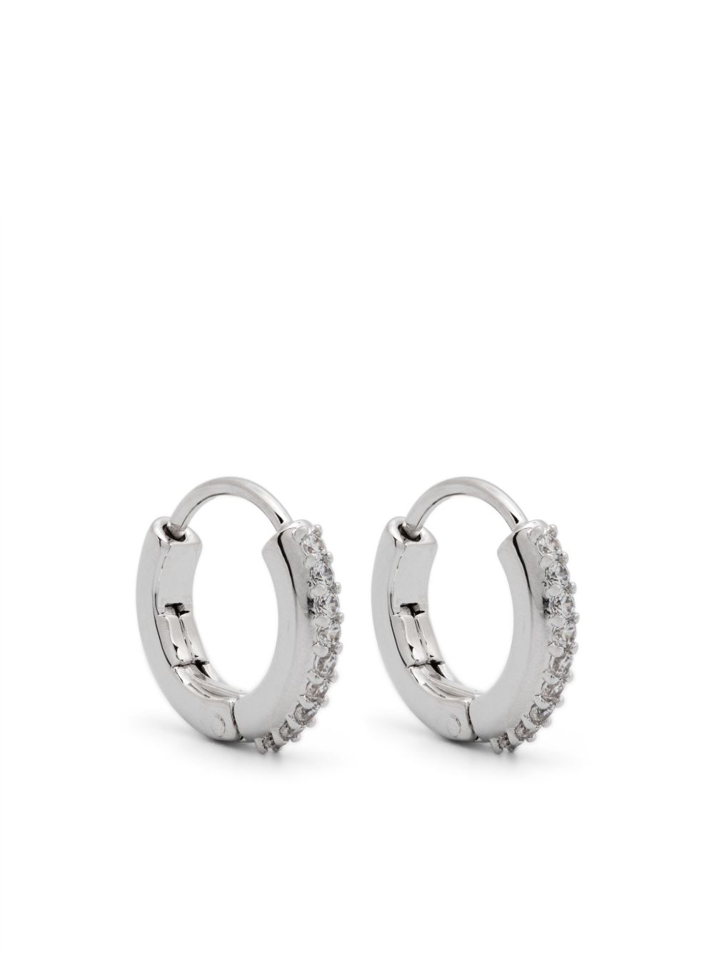Swarovski Matrix 耳环 - 银色