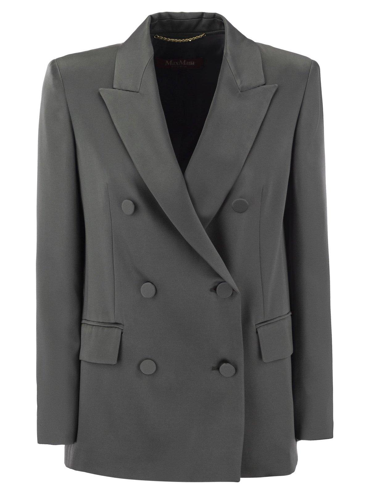 Max Mara Studio Teiera 双排扣西装外套