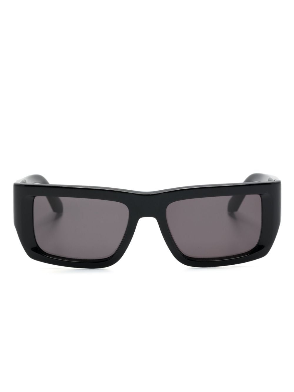 Off-White Eyewear Prescott 长方形镜框太阳眼镜 - 黑色