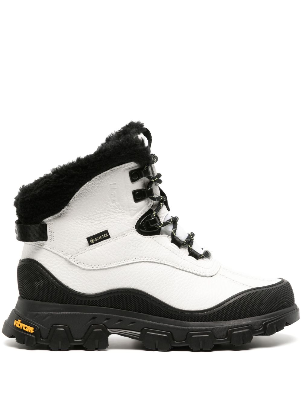 UGG Adirondak Meridian 防水皮质短靴 - 白色