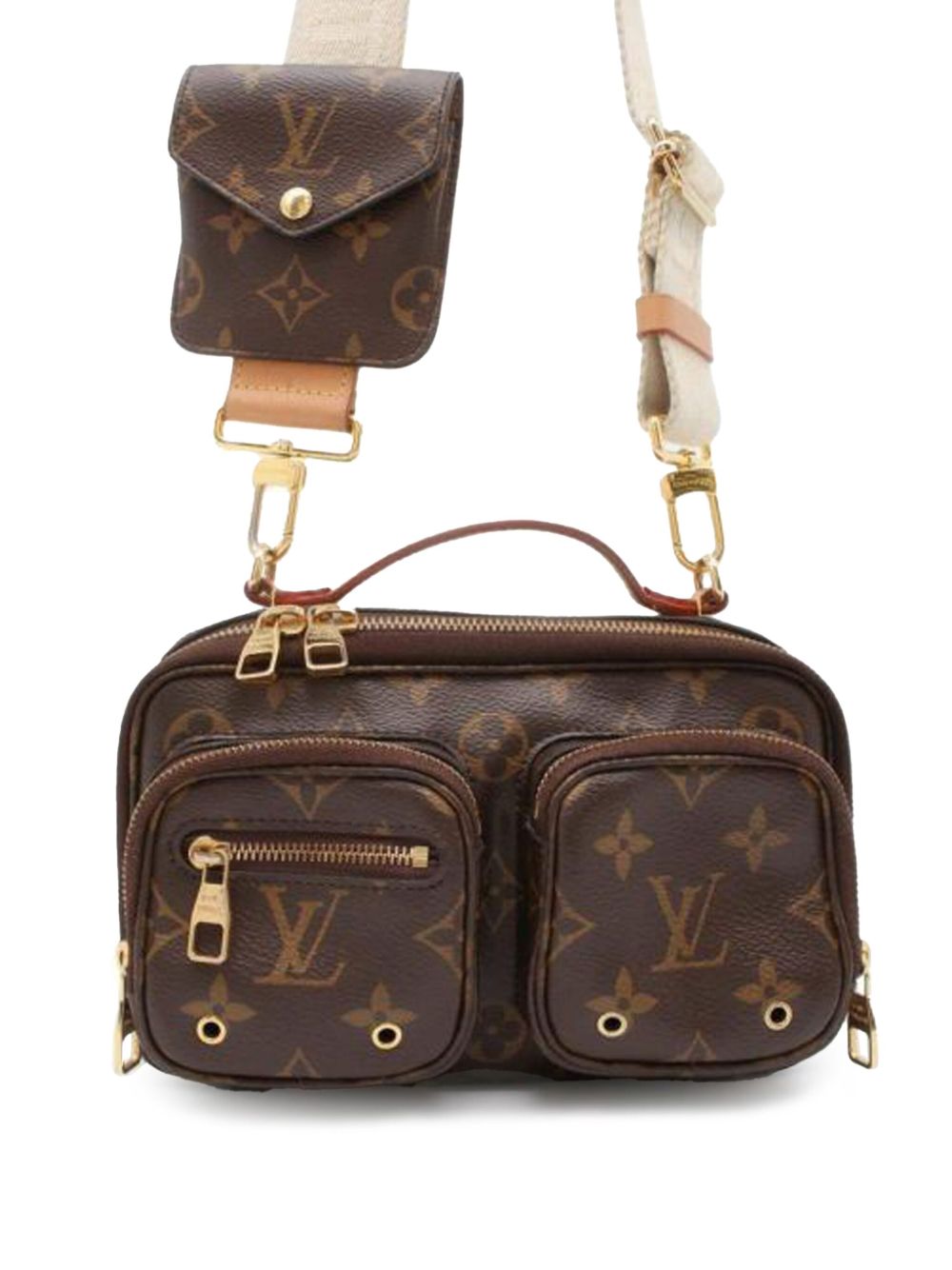 Louis Vuitton Pre-Owned Monogram Utility 斜挎包（2021-2024年典藏款） - 褐色