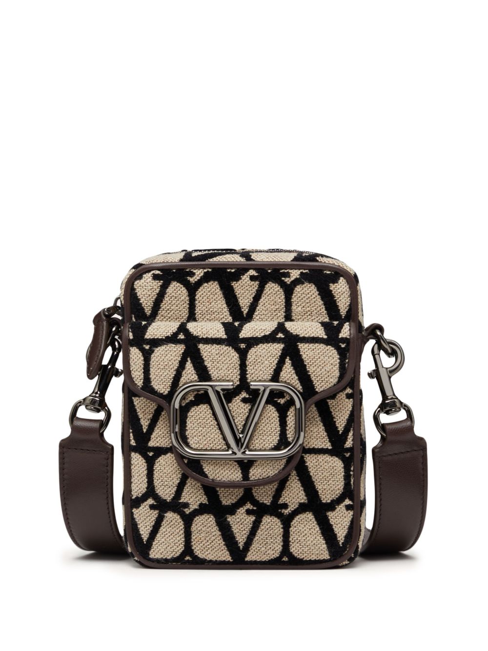 Valentino Garavani VLogo logo标牌邮差包 - 中性色