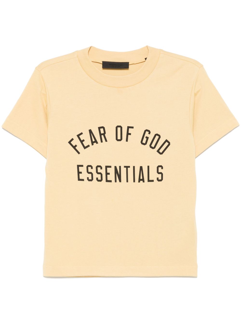 FEAR OF GOD ESSENTIALS logo印花T恤 - 黄色