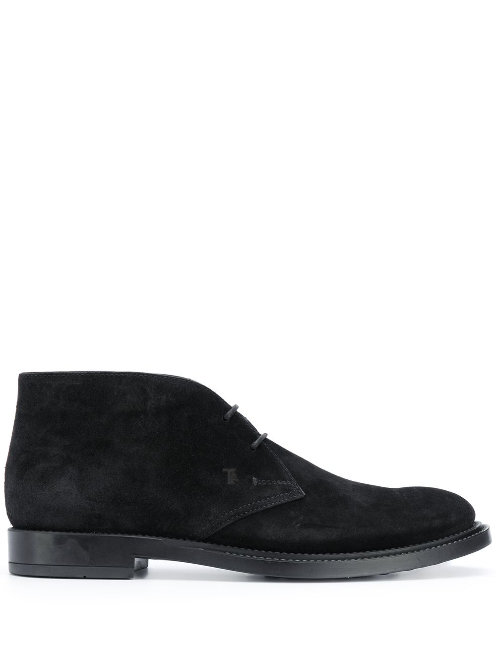 Tod's 托德斯 经典logo标记沙漠靴 - 黑色