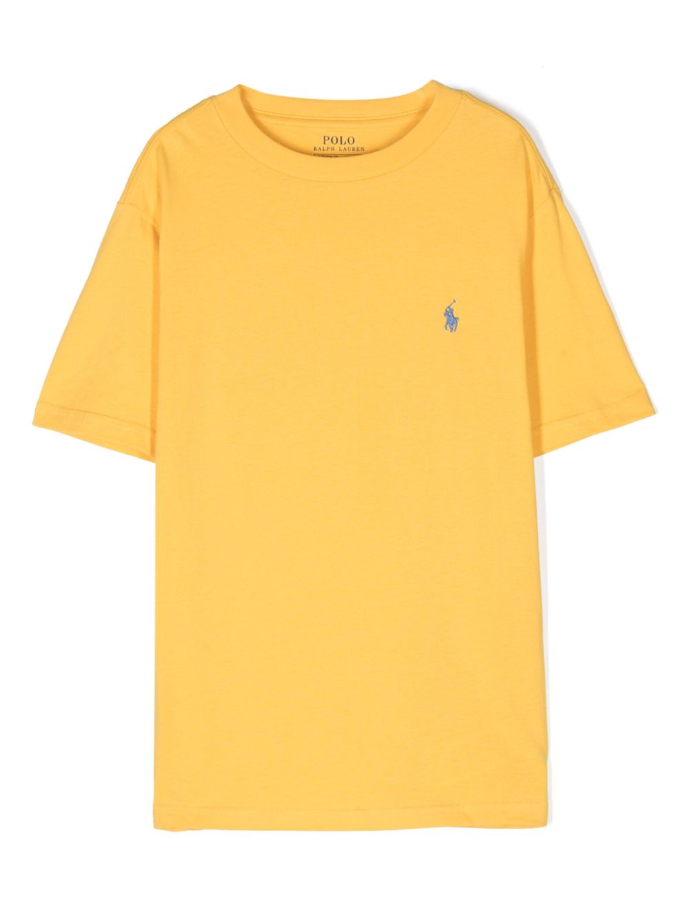 POLO RALPH LAUREN KIDS Polo Pony 刺绣T恤 - 黄色