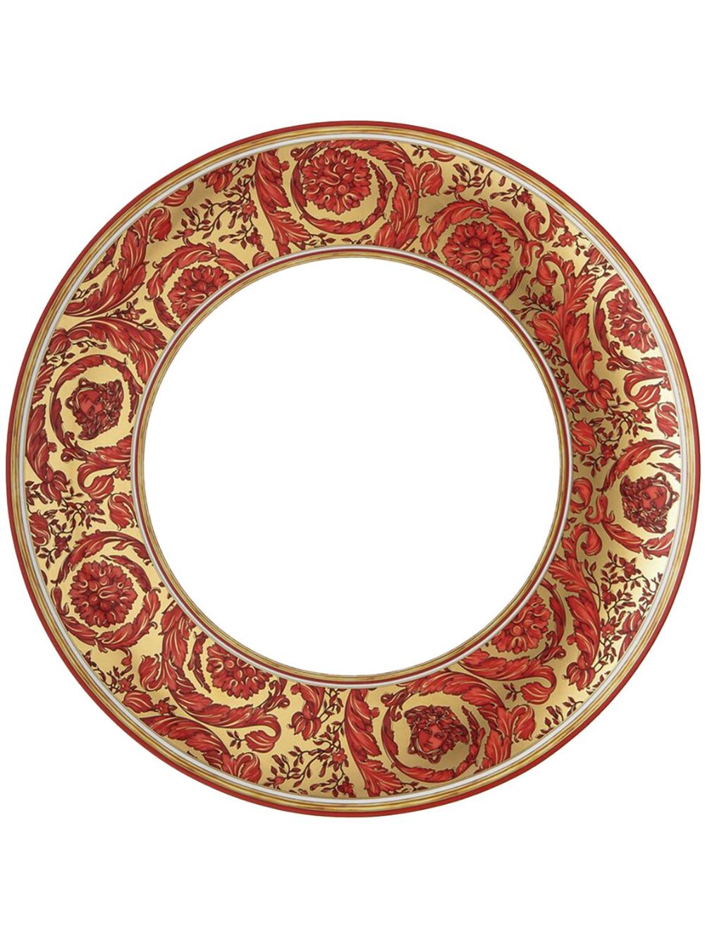 Versace Medusa Garland 餐盘 - 红色
