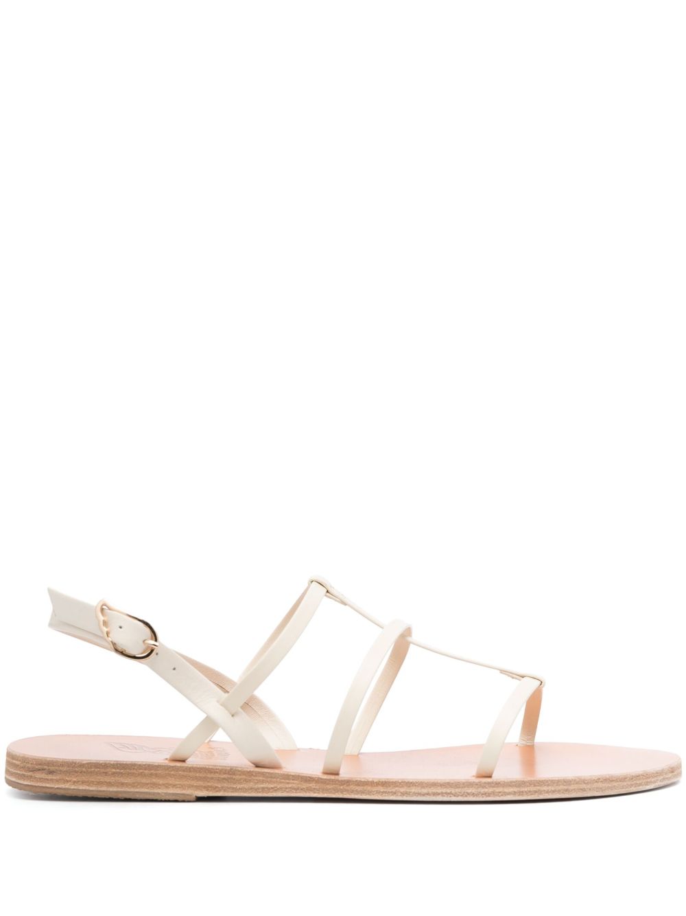 Ancient Greek Sandals Fay 平底皮质凉鞋 - 中性色