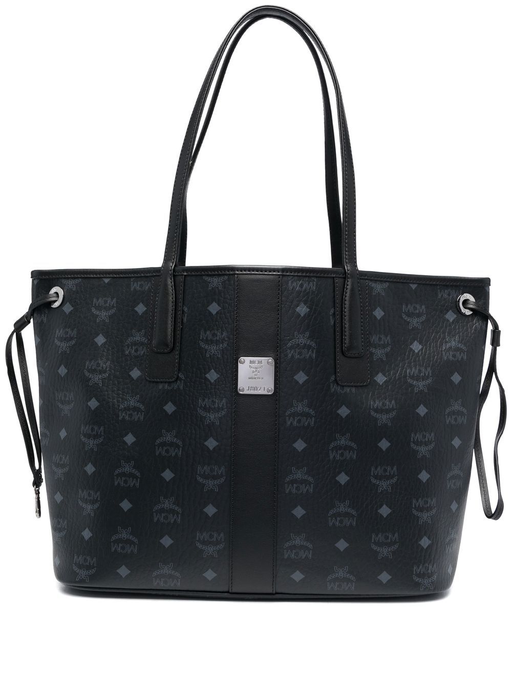 MCM Liz 中号双面手提包 - 黑色