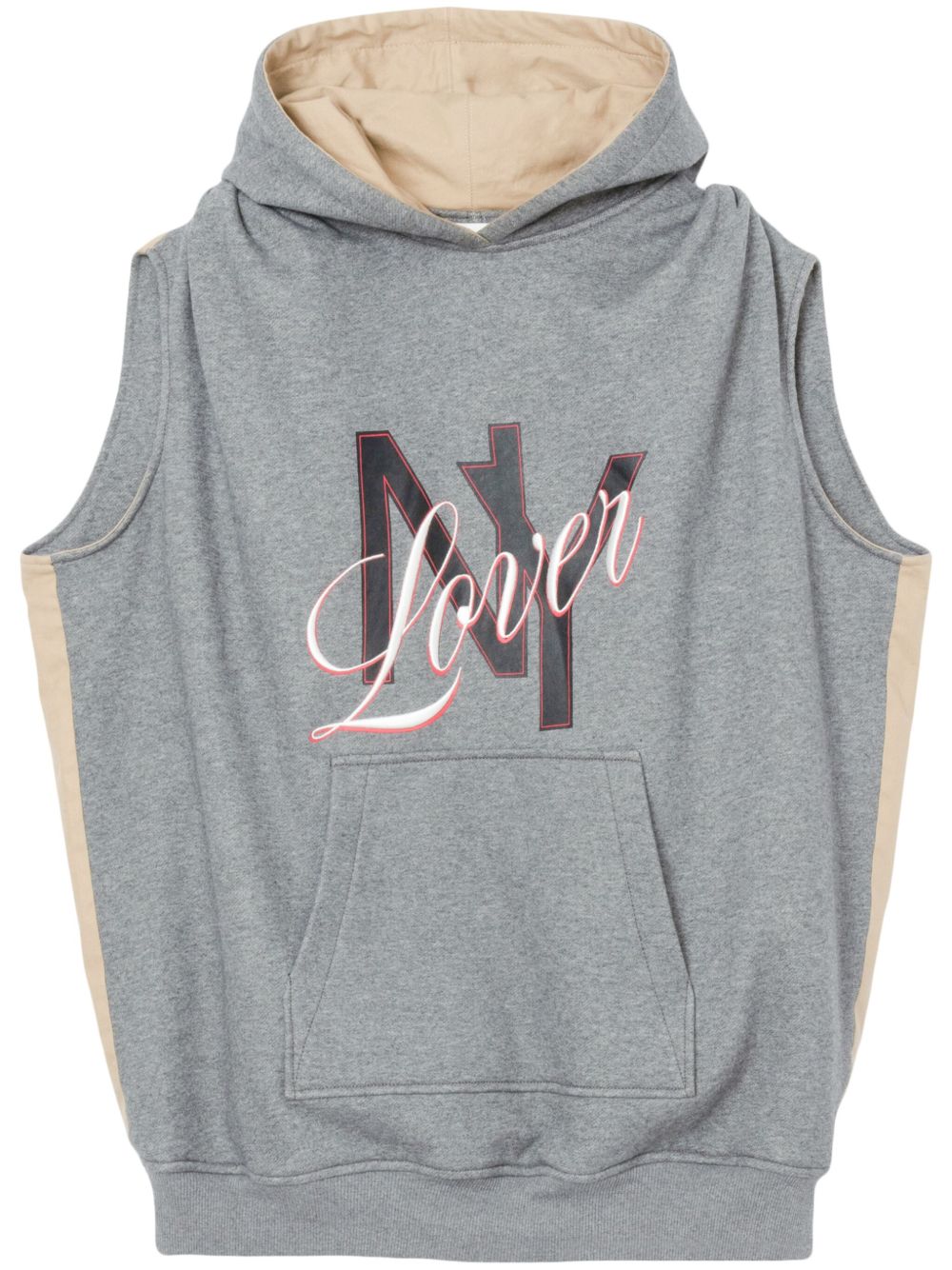 3.1 Phillip Lim NY Lover 双面连帽衫 - 灰色