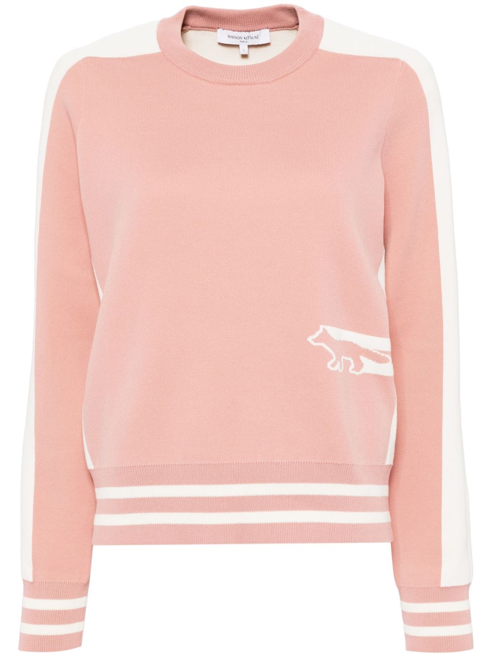 Maison Kitsuné Flash Fox 毛衣 - 粉色