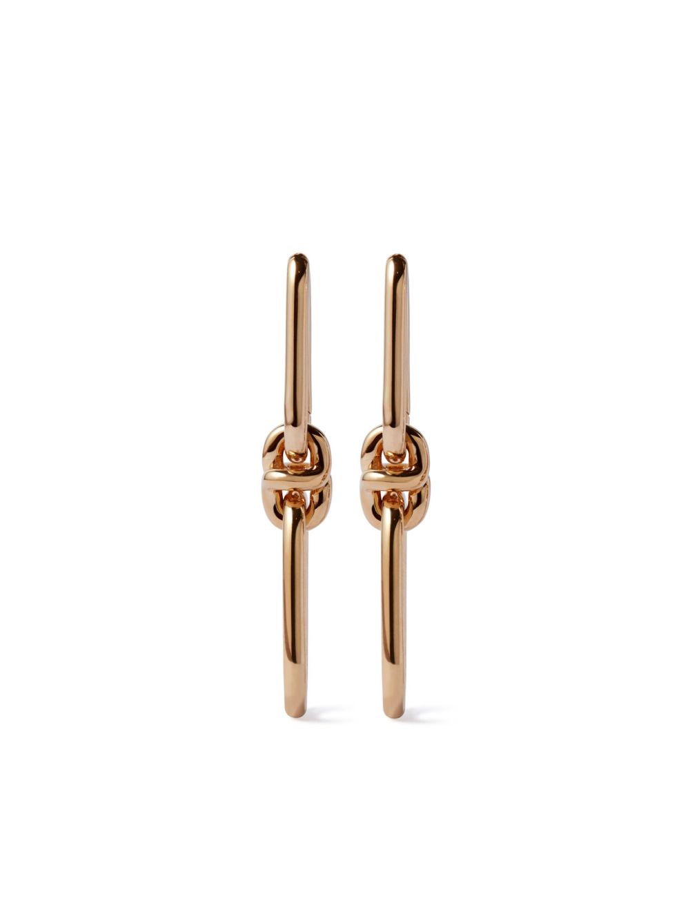 Annoushka 14K黄金 Knuckle 链式圈形耳环 - 金色