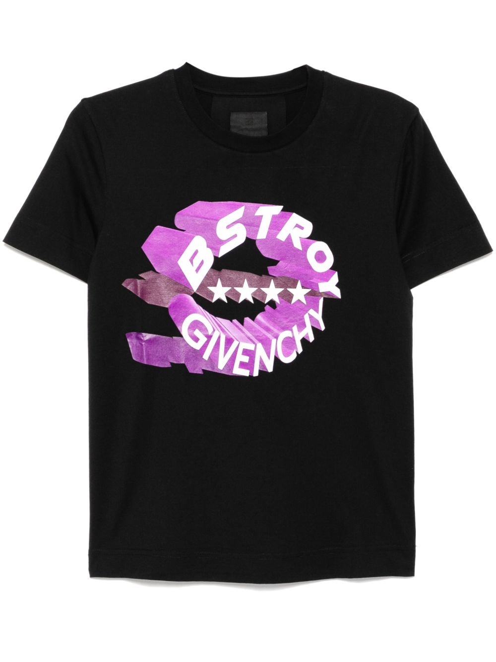 Givenchy logo印花T恤 - 黑色