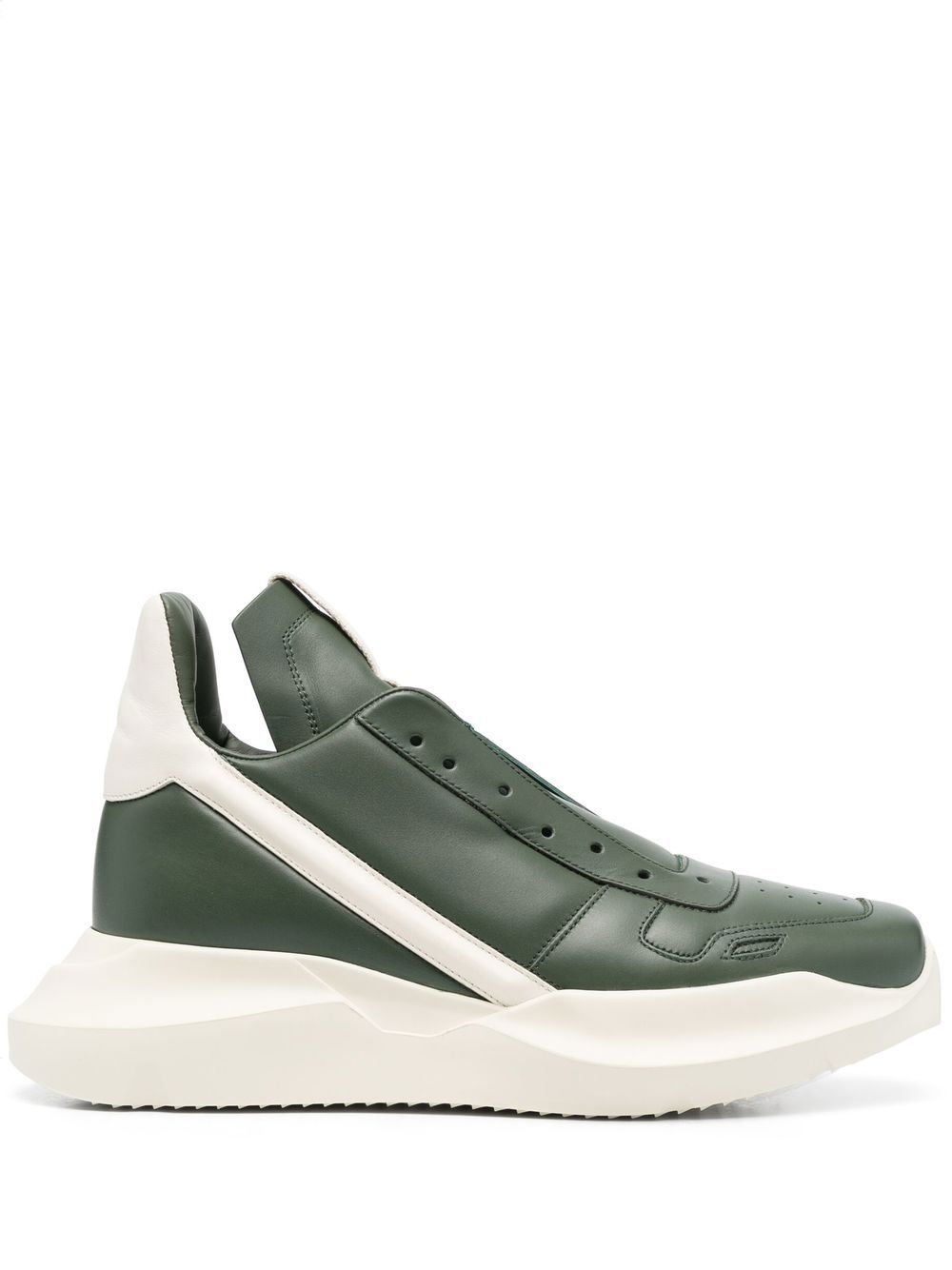 Rick Owens Geth 低帮运动鞋 - 绿色