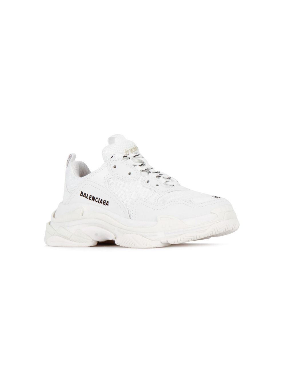 Balenciaga Kids Triple S 运动鞋 - 白色