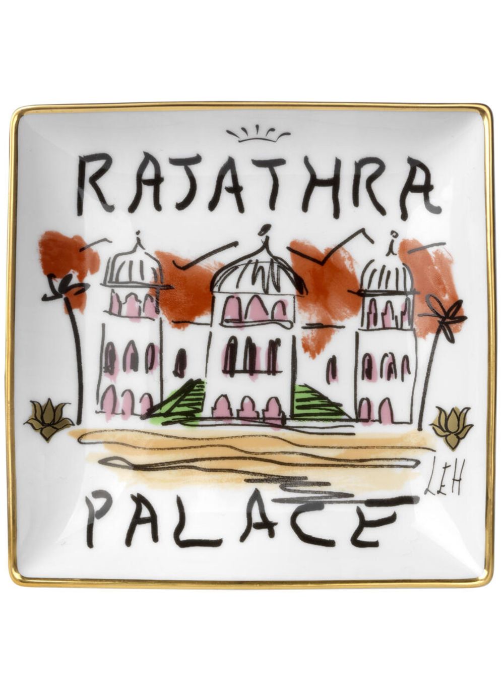GINORI 1735 Designer Squared Vide Poche Rajathra Palace - 白色