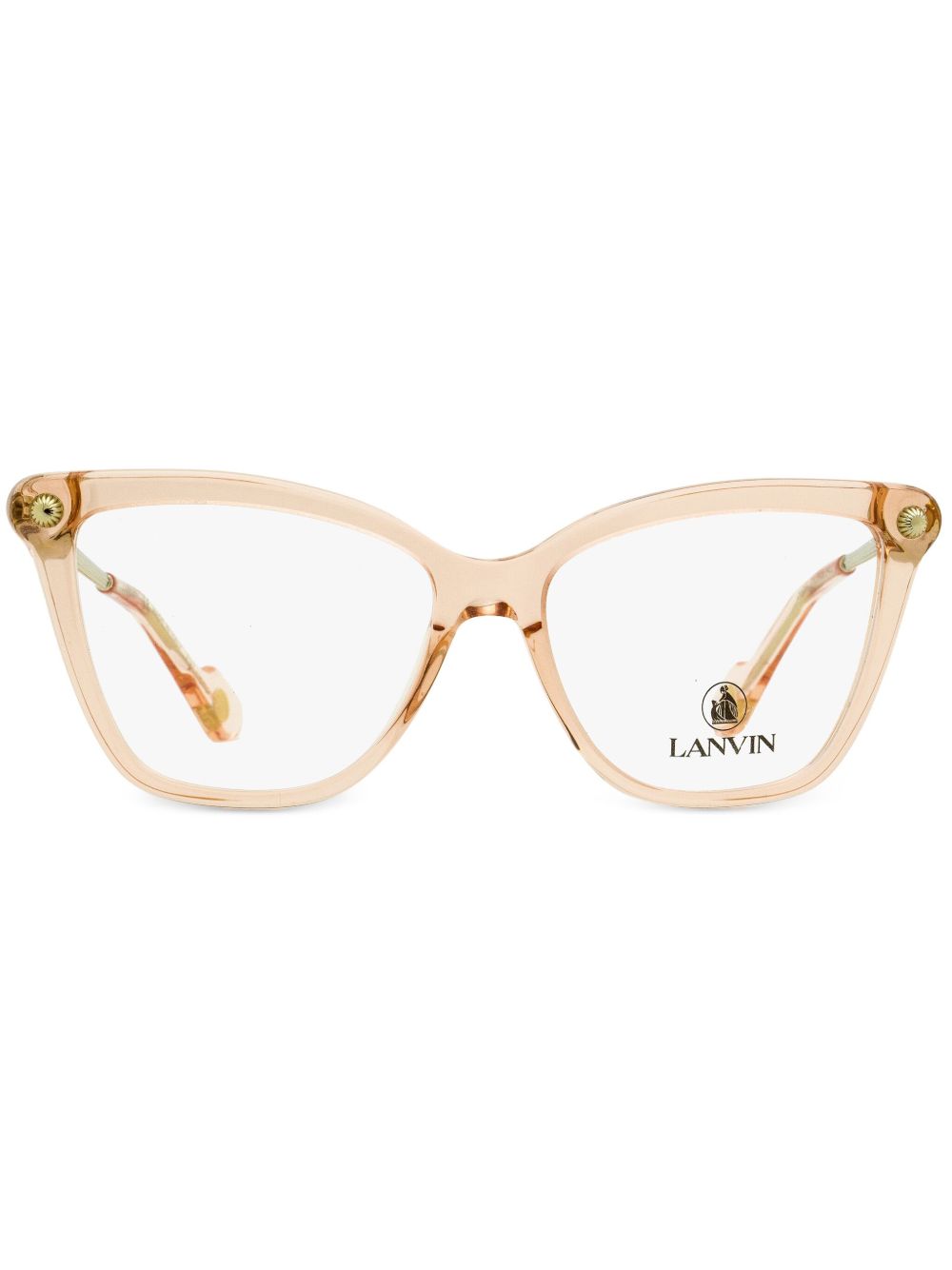 Lanvin 蝴蝶形镜框眼镜 - 粉色