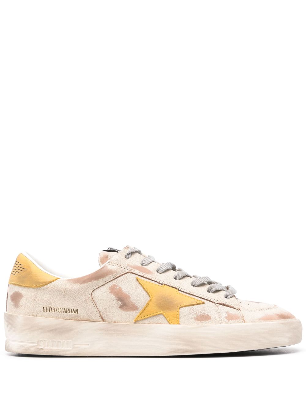 Golden Goose Stardan 皮质运动鞋 - 中性色