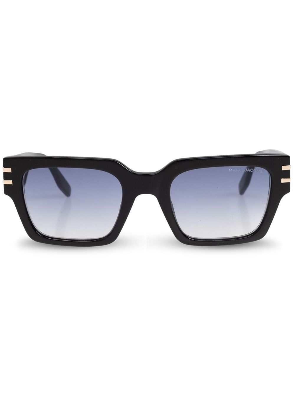 Marc Jacobs Eyewear 长方形框太阳眼镜 - 黑色