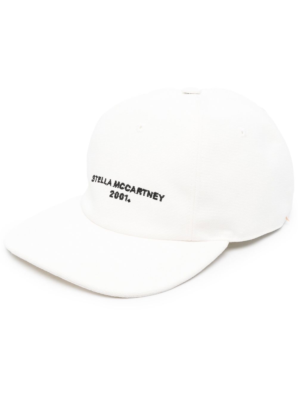 Stella McCartney 斯特拉·麦卡特尼 logo刺绣棒球帽 - 白色